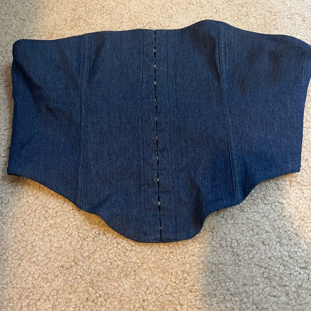 Whitefox Blue Denim Corset